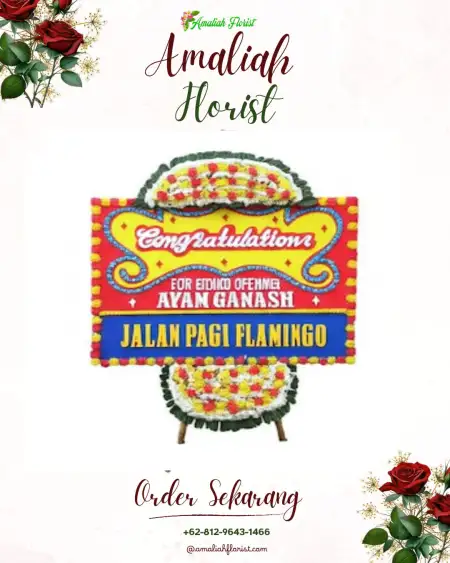 Sewa Papan Bunga Kiara